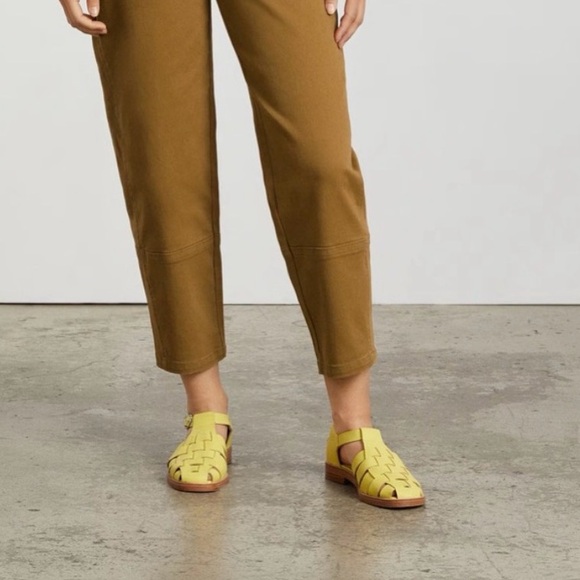 Everlane Yellow Leather Day Fisherman Sandals Size 7 - Picture 2 of 16